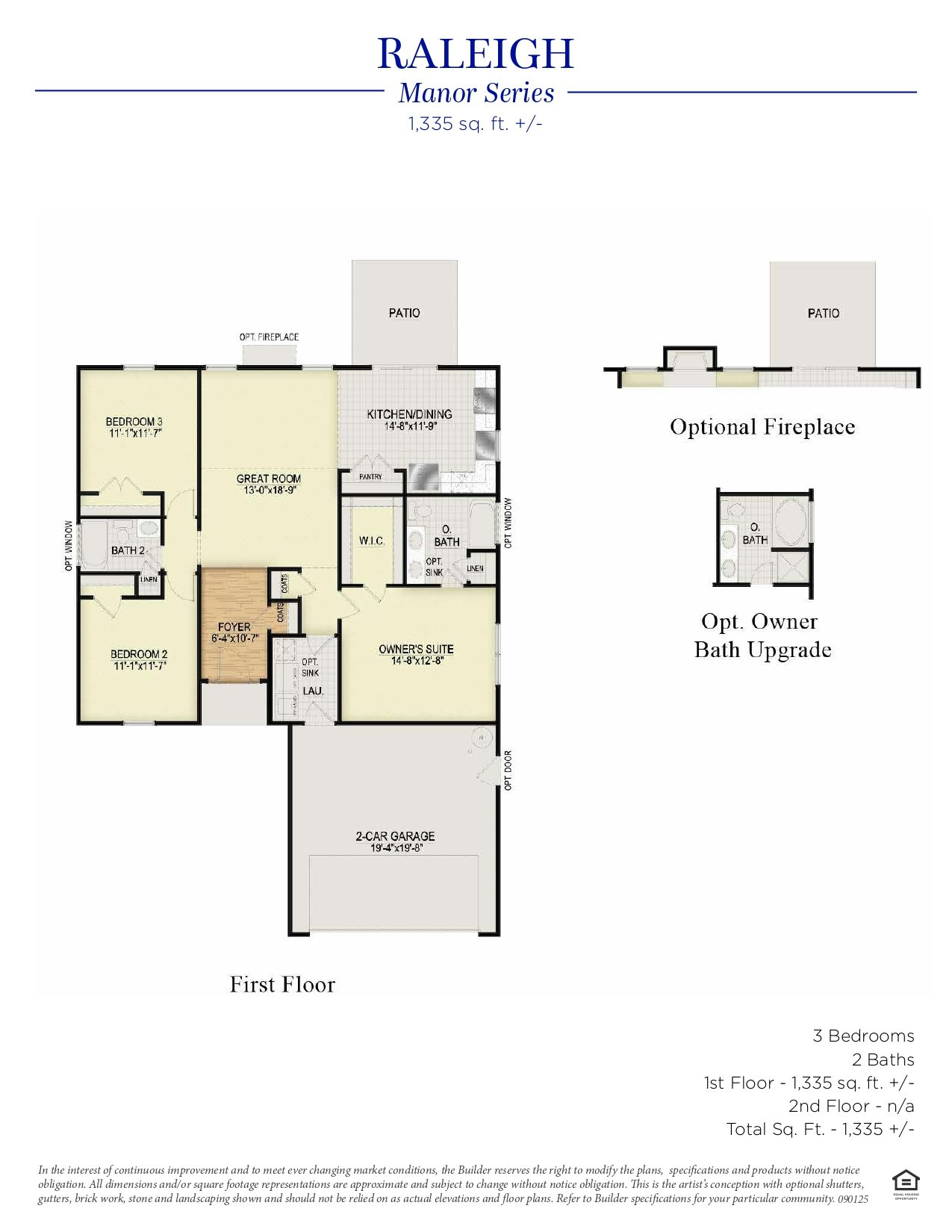 Raleigh Floorplan 1