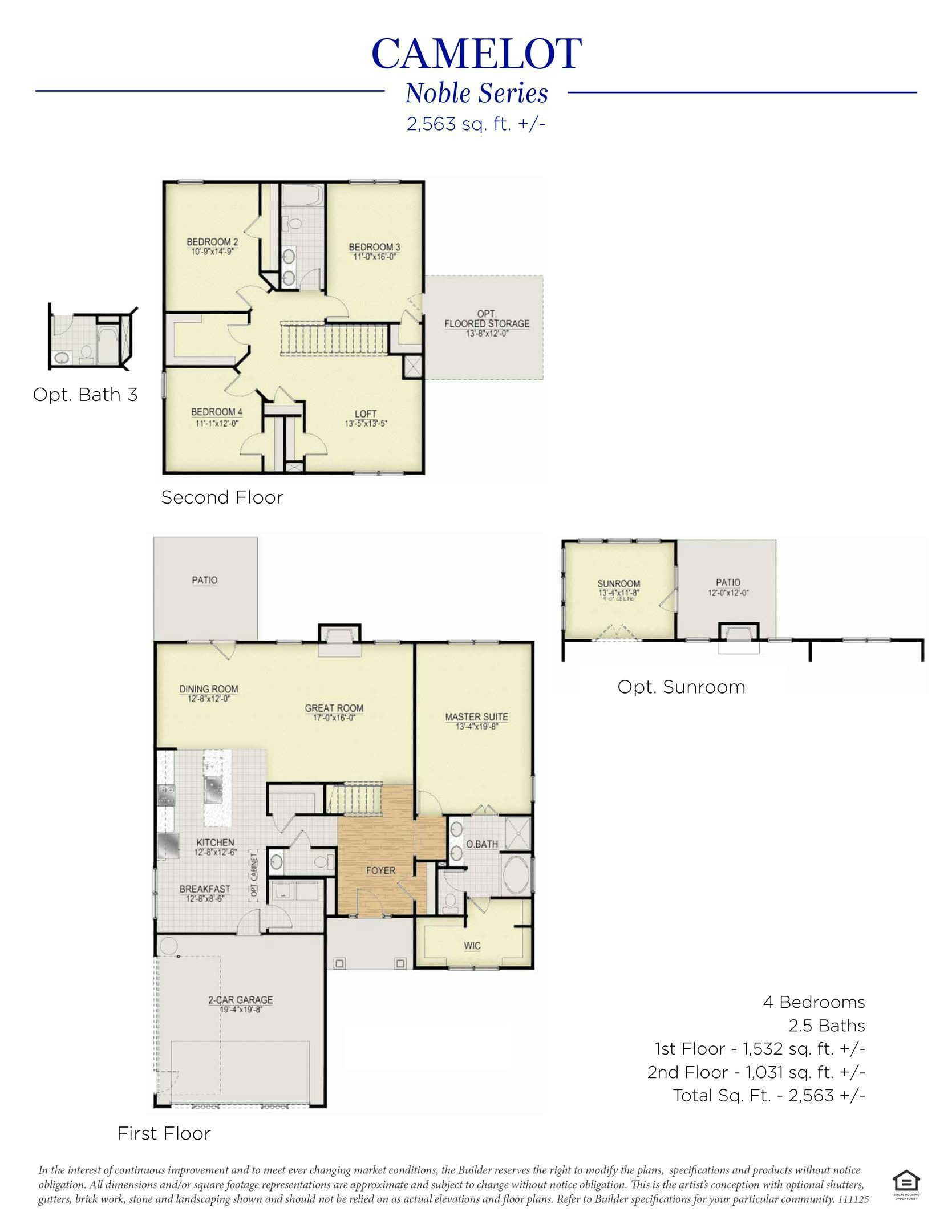 Camelot Floorplan 1