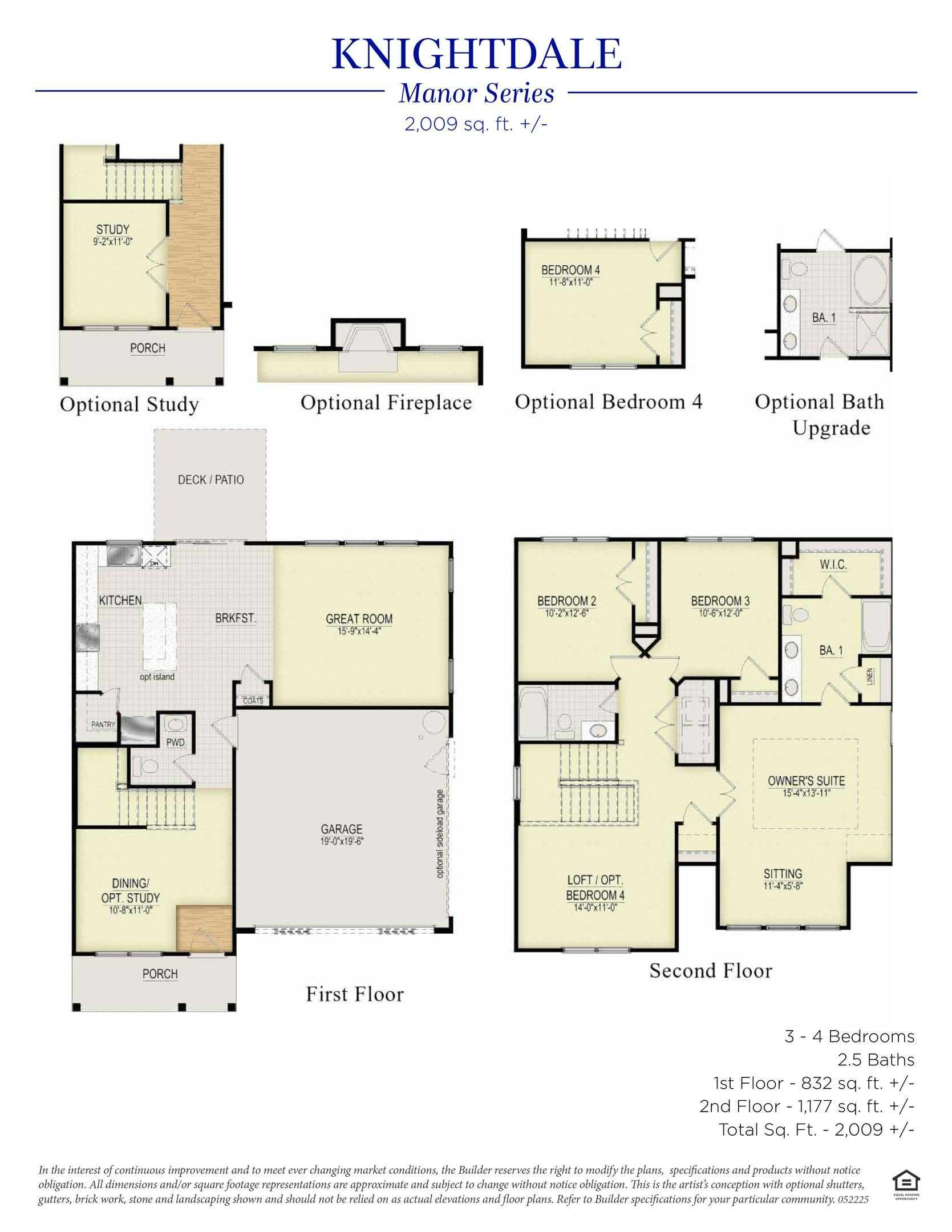 Knightdale Floorplan 1