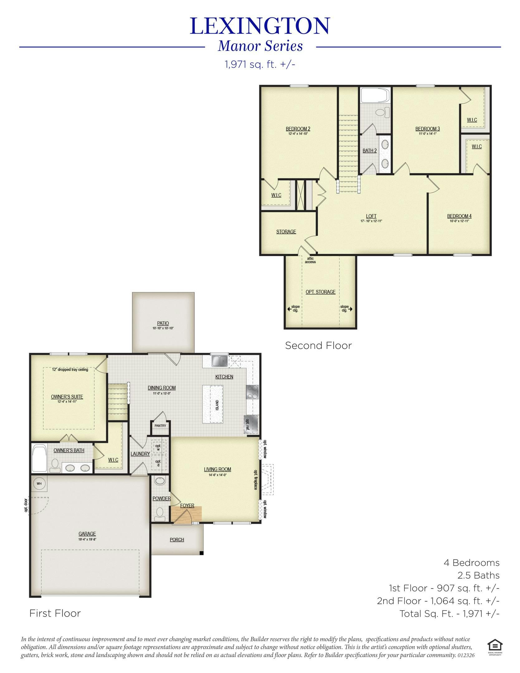 Lexington Floorplan 1