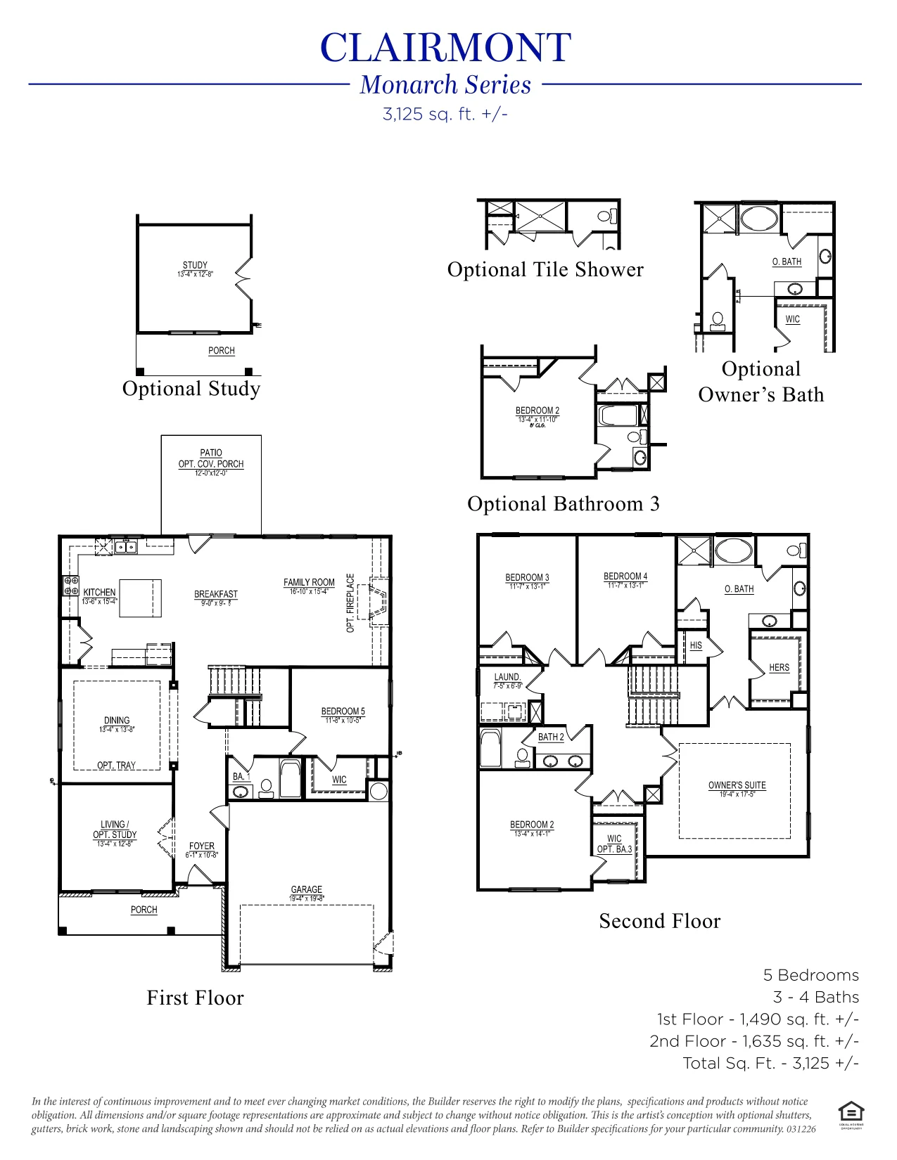Clairmont Floorplan 1