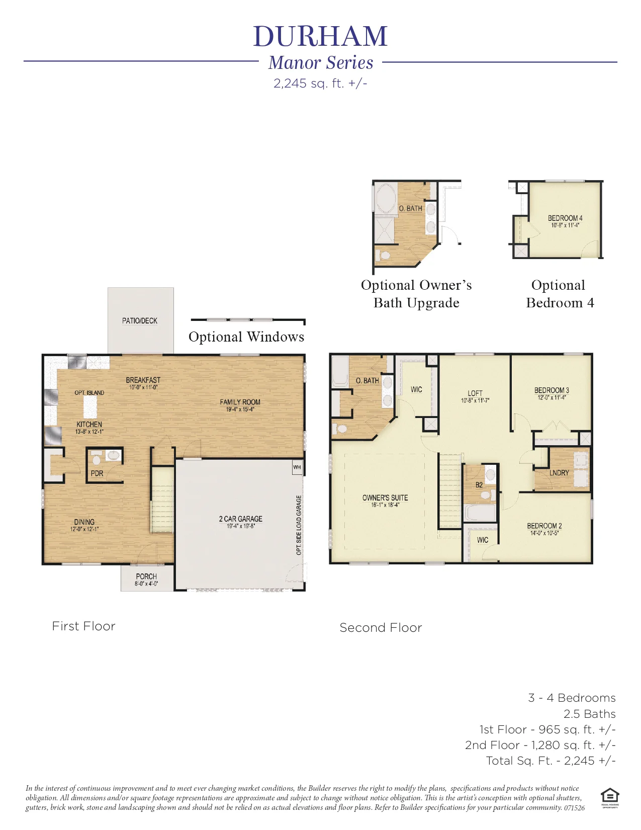 Durham Floorplan 1