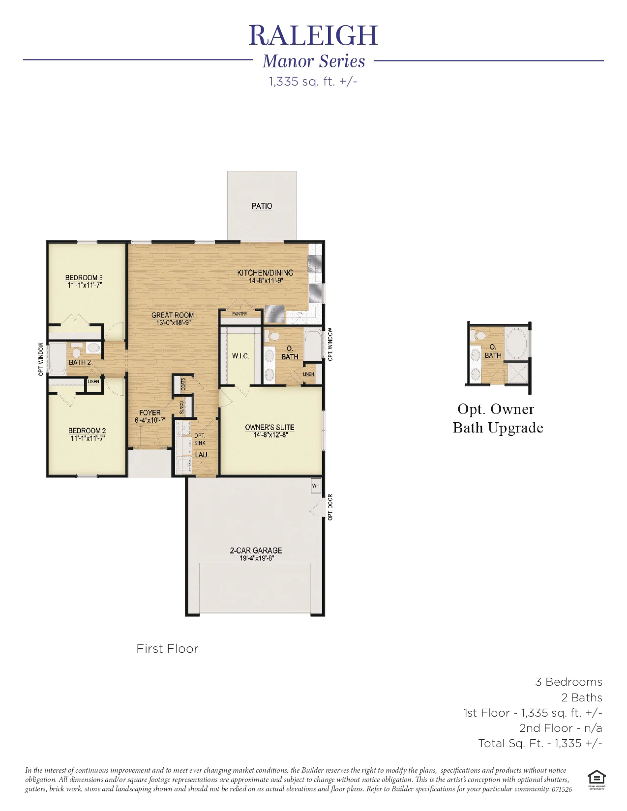 Raleigh Floorplan 1