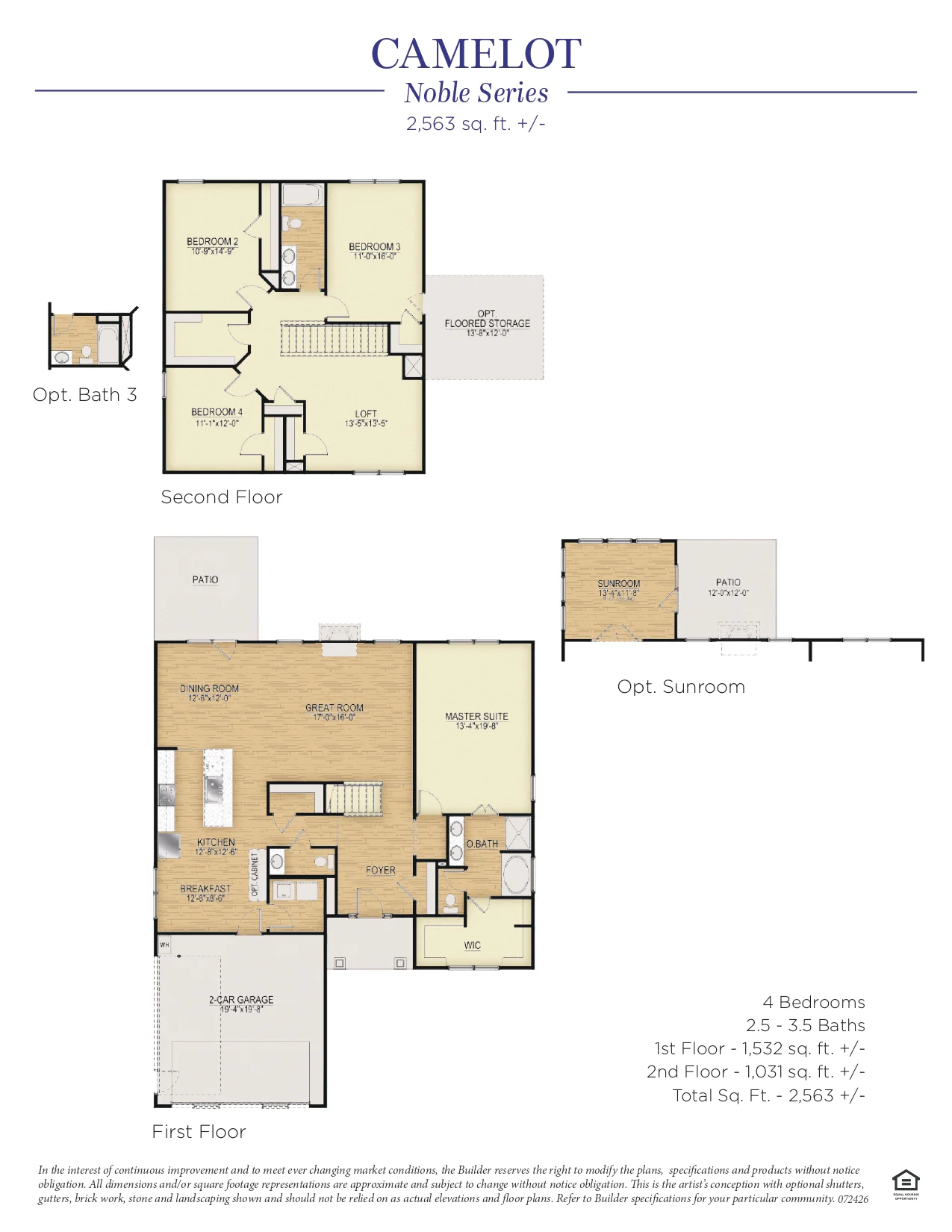 Camelot Floorplan 1