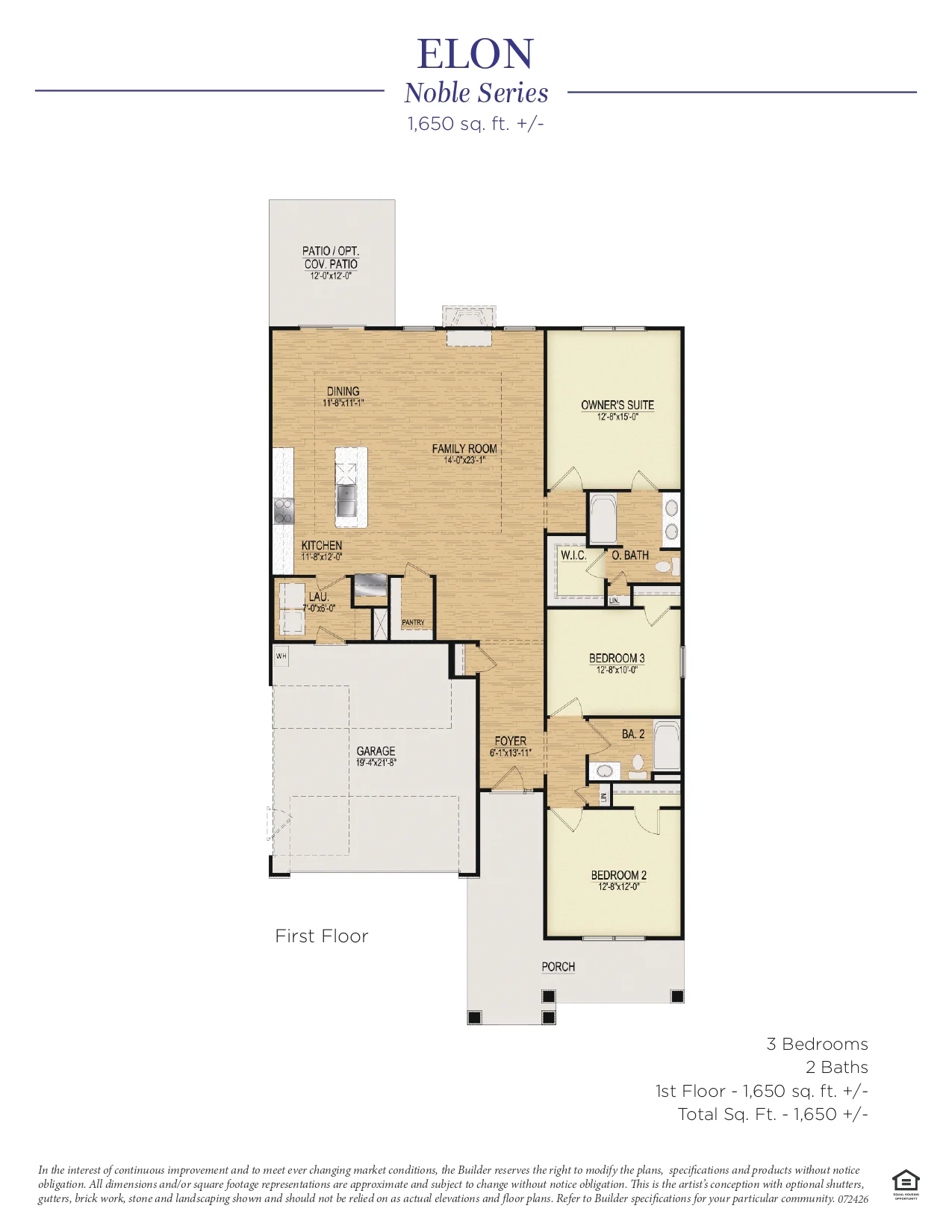 Elon Floorplan 1
