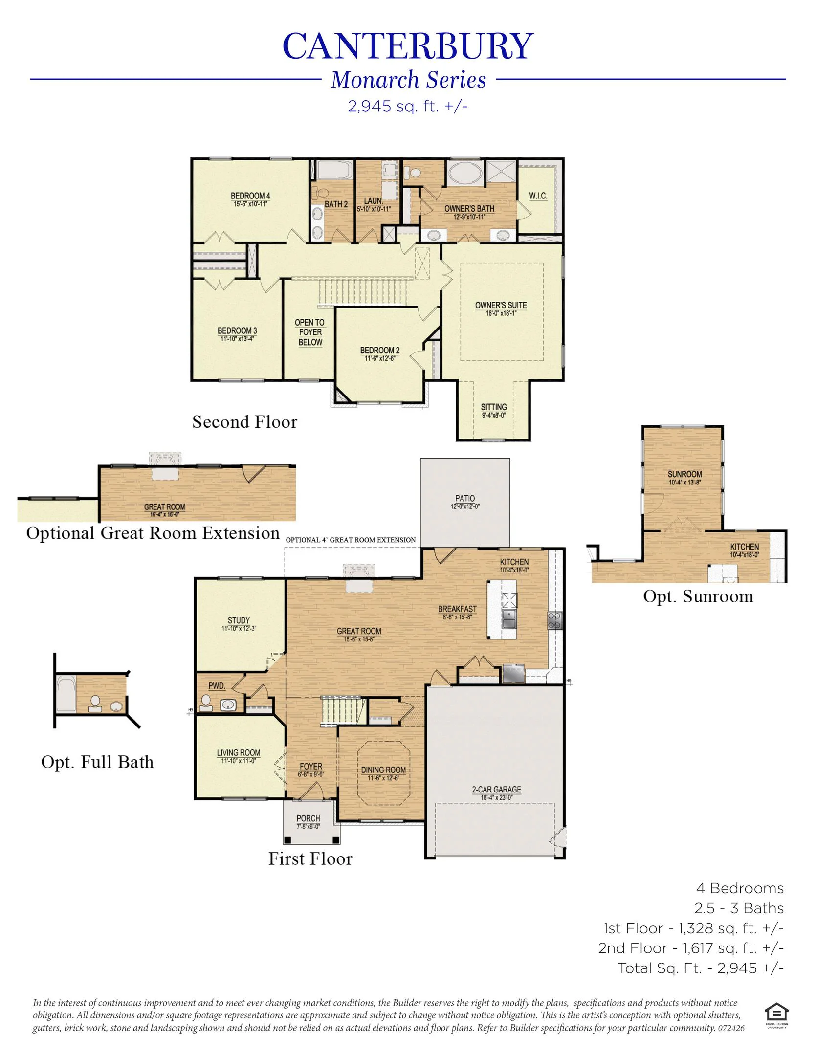 Canterbury Floorplan 1