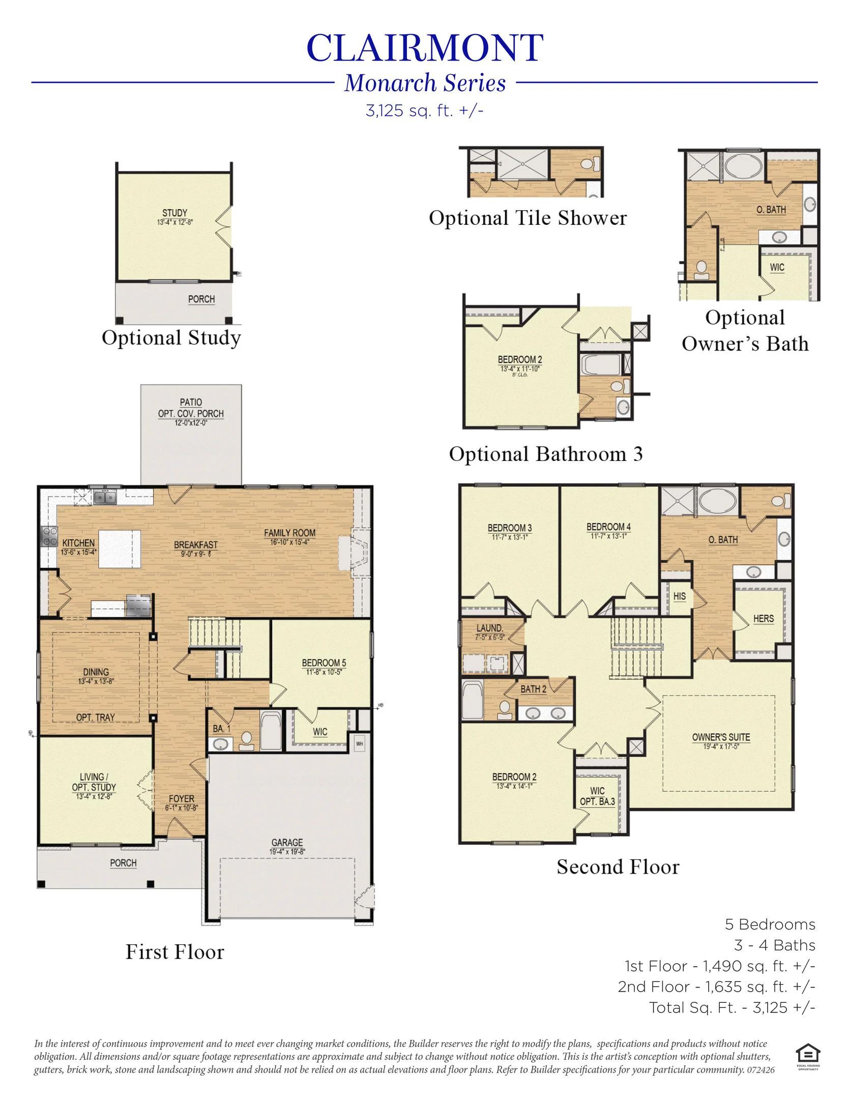 Clairmont Floorplan 1